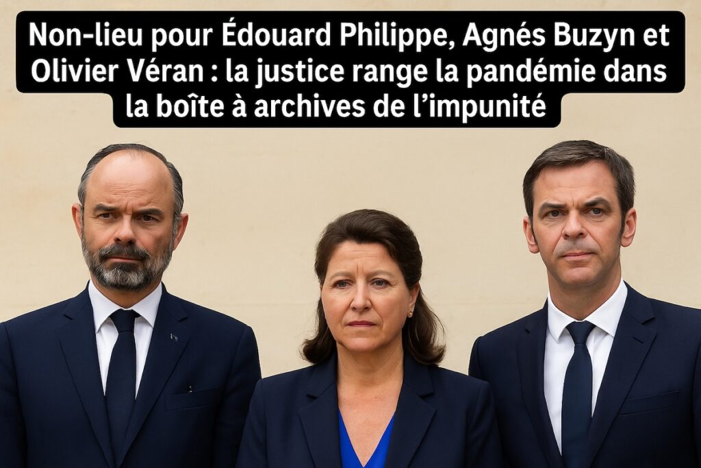 Édouard Philippe, Agnès Buzyn et Olivier Véran blanchis par la justice
