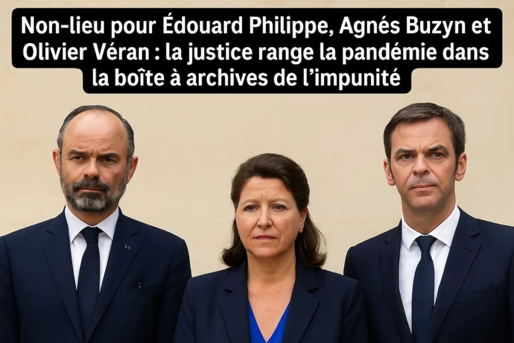 Édouard Philippe, Agnès Buzyn et Olivier Véran blanchis par la justice