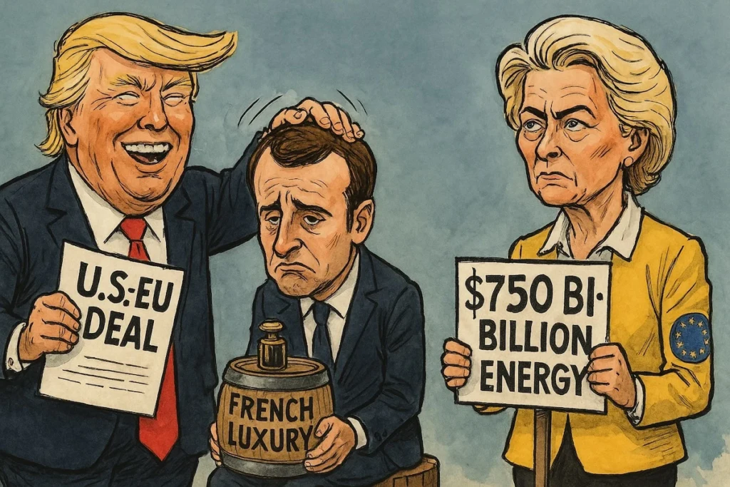 Accord Trump UE 2025 soumission économique France Allemagne