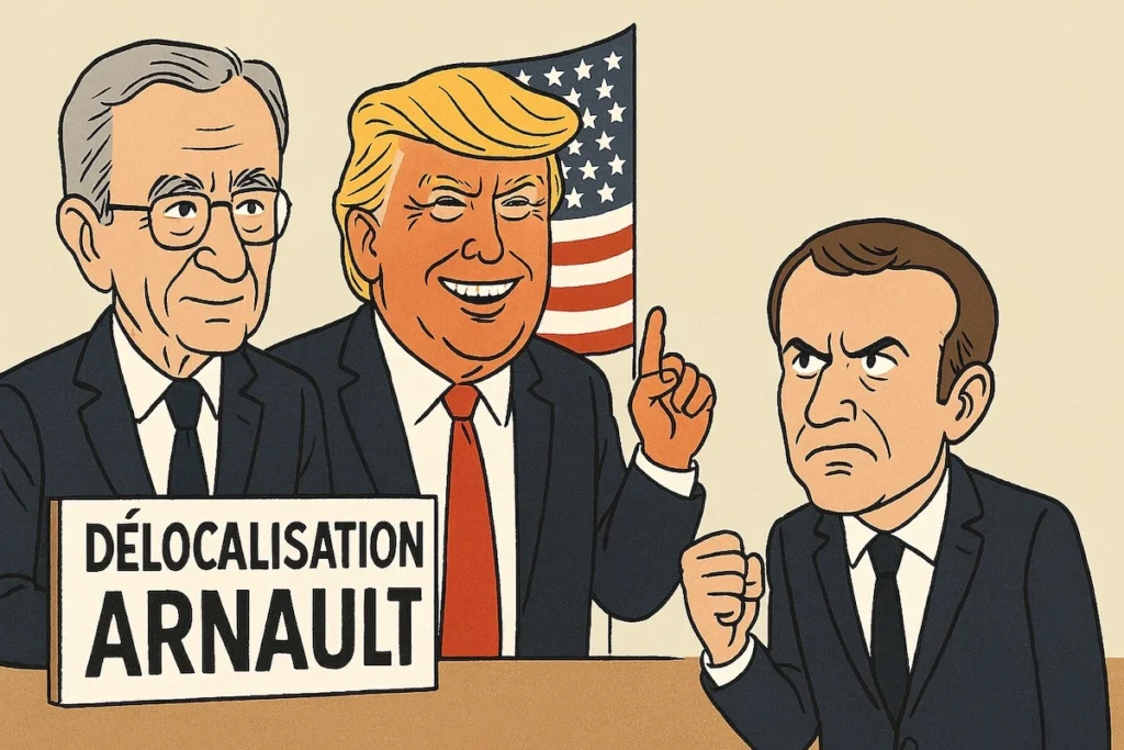 Bernard Arnault et Donald Trump, Davos 2020, une usine LVMH en cadeau