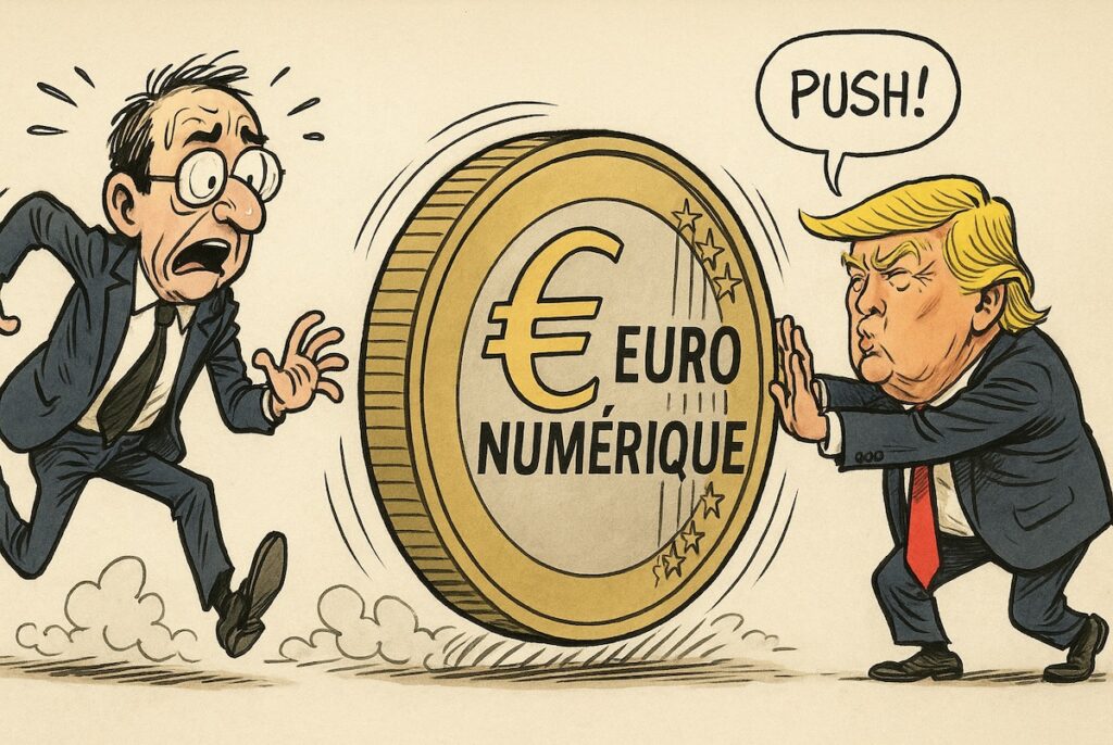 euro numérique BCE raisons accélération dollar yuan Trump
