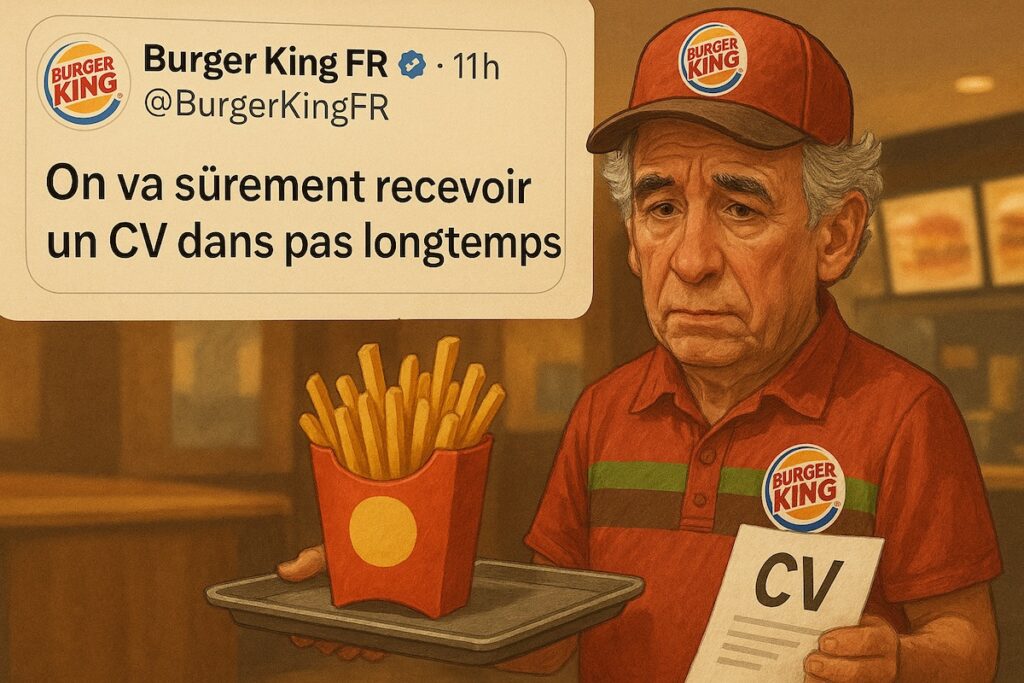 Burger King se moque de François Bayrou après sa démission avec un tweet sur son futur CV.
