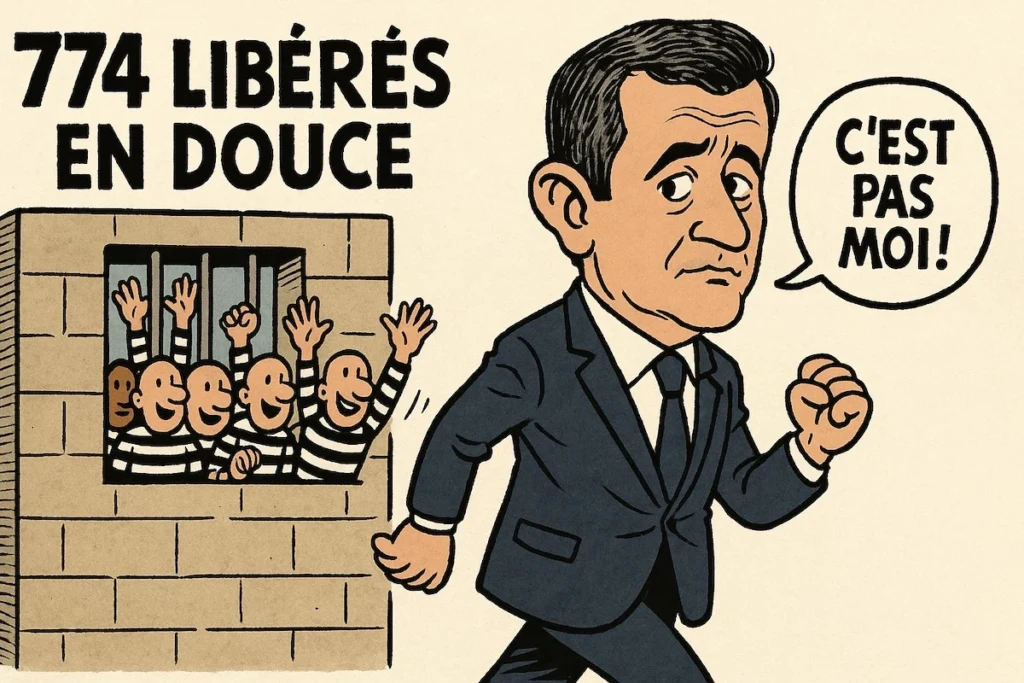 774 détenus libérés en catimini, caricature d’une braderie pénitentiaire sous couvert de fermeté