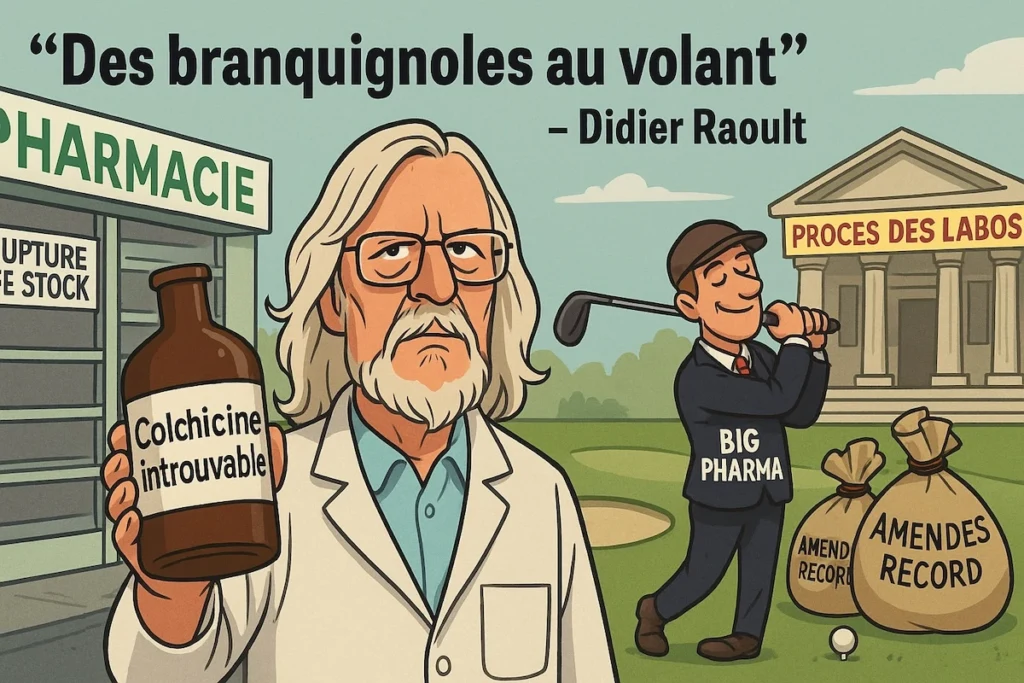 Didier Raoult en interview dénonçant les pénuries de médicaments et l’influence de Big Pharma