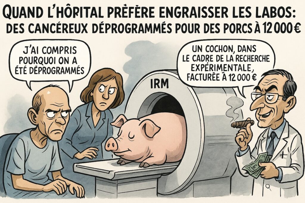 IRM annulée à Strasbourg pour laisser place à des expérimentations sur des cochons cobayes
