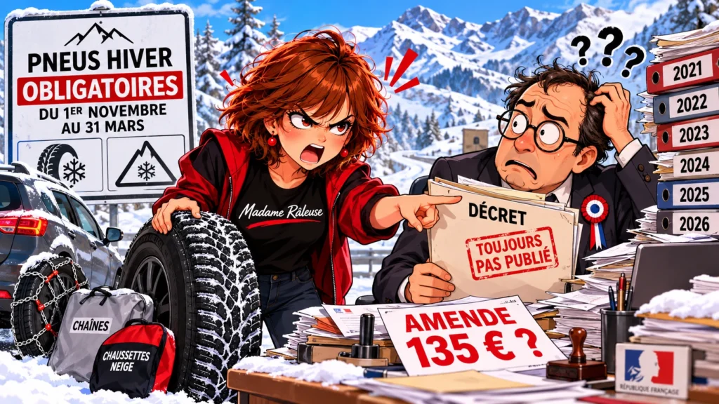 drecret application pneu hiver