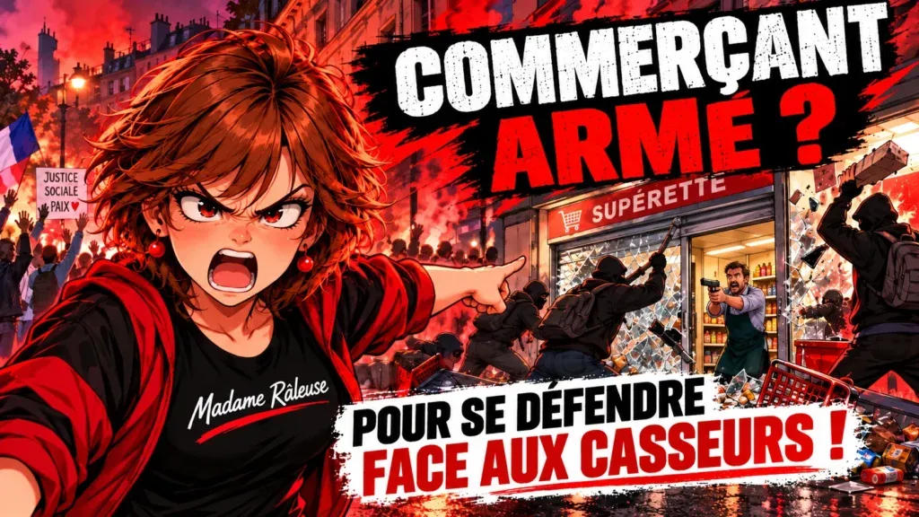 Madame Râleuse dénonce les attaques contre les commerçants à Grenoble, les pillages et les violences contre des manifestants pacifiques.