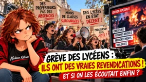 Madame Râleuse donne la parole aux lycéens mobilisés pour dénoncer les conditions d'études et le manque de moyens dans les établissements.