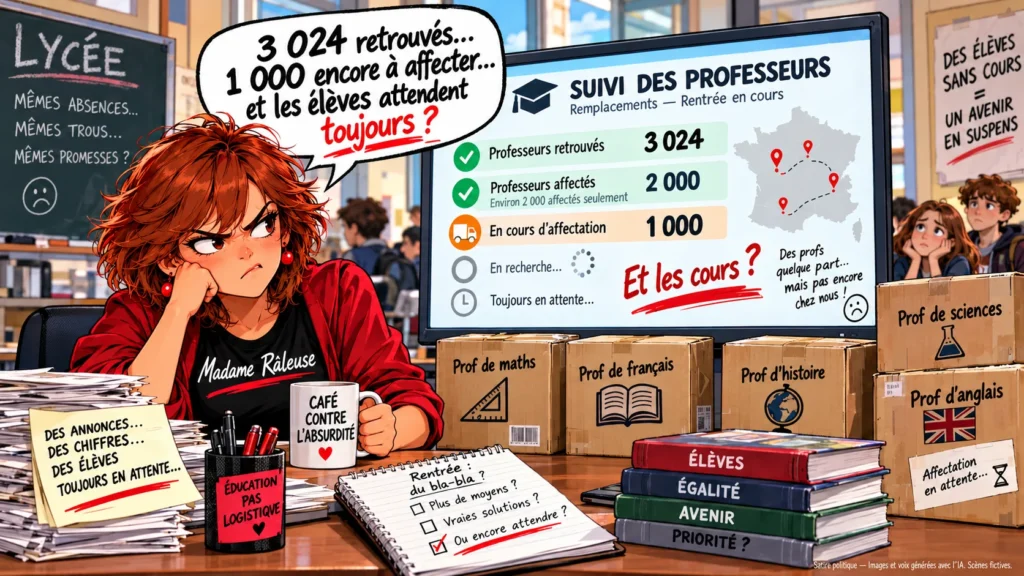 3000 professeurs mis en postes