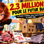 Madame Râleuse se moque des 2,3 millions d'euros prévus pour les futurs bureaux de Macron alors que la dette française atteint 119 % du PIB.