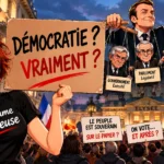 Madame Râleuse dénonce la crise de confiance dans la démocratie française, face aux institutions, à l'administration et au sentiment d'impuissance des citoyens.
