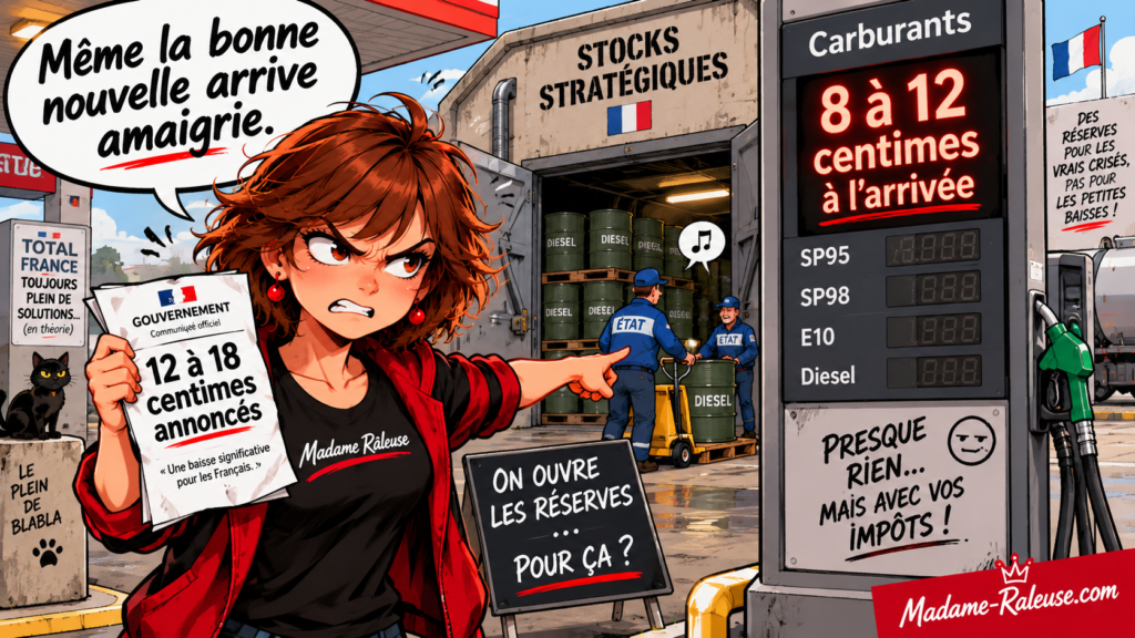 baisse a la pompe de 8 a 12 centimes
